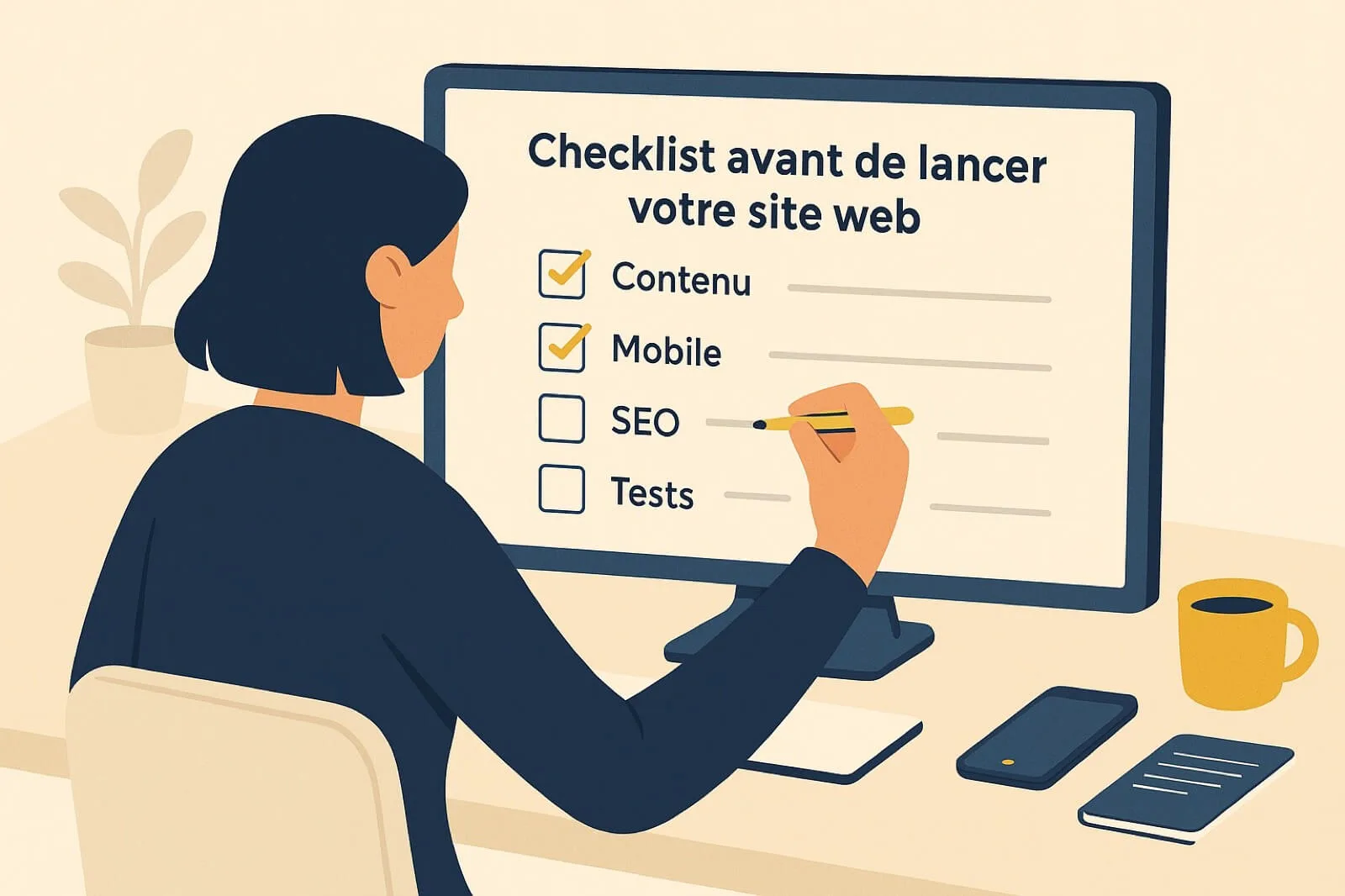 Checklist before launching your website
